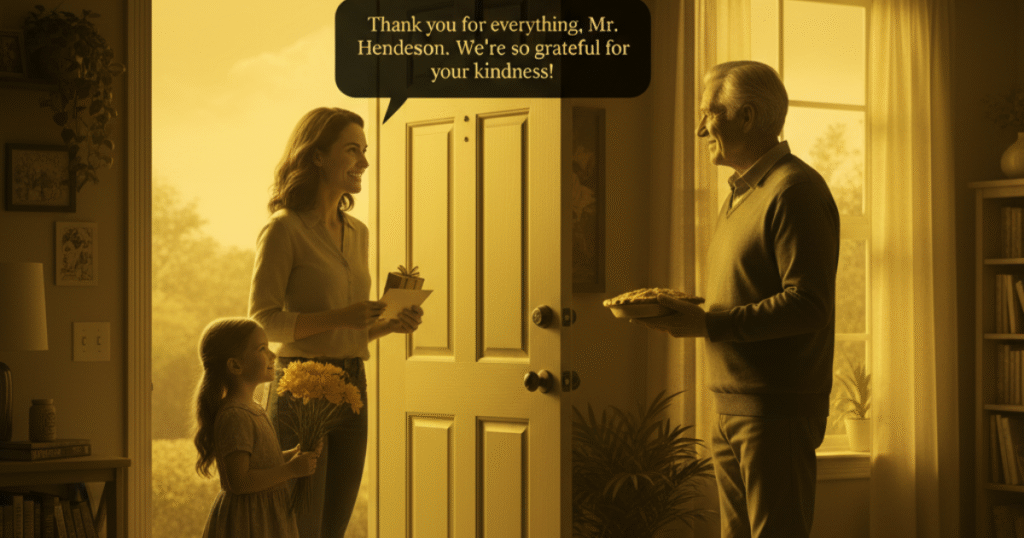 Thank You Note Messages To A Neighbor