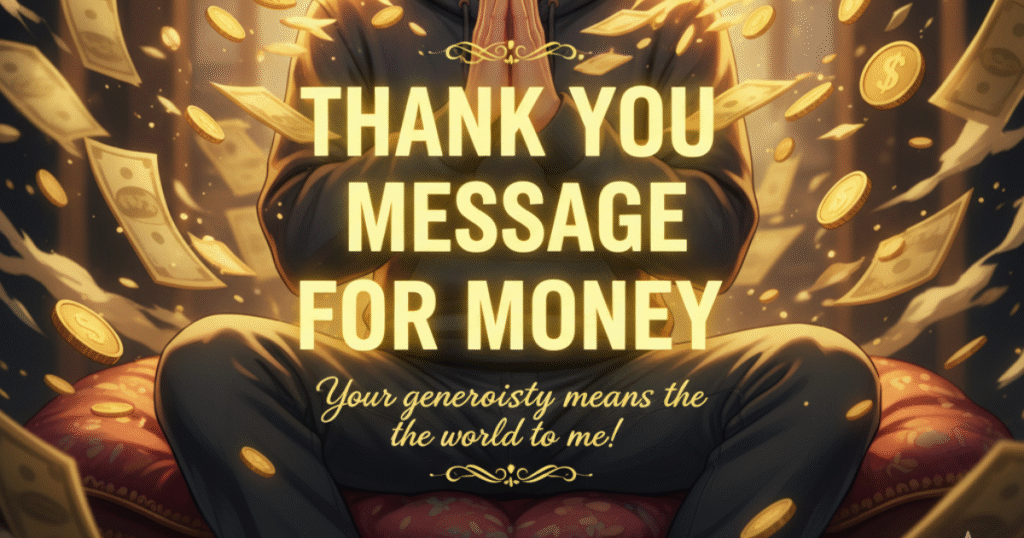 Thank You Messages for Money