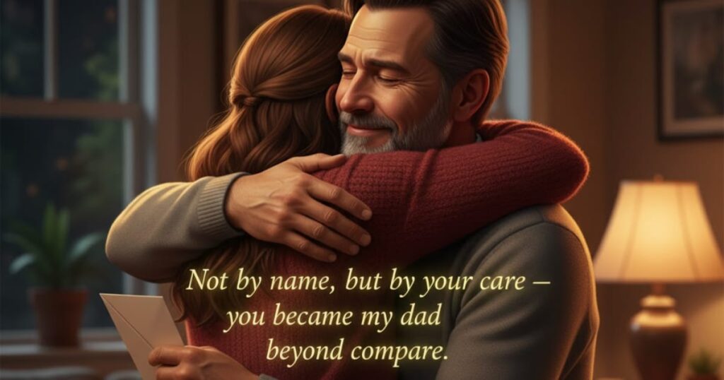 Touching Letters for My Stepdad