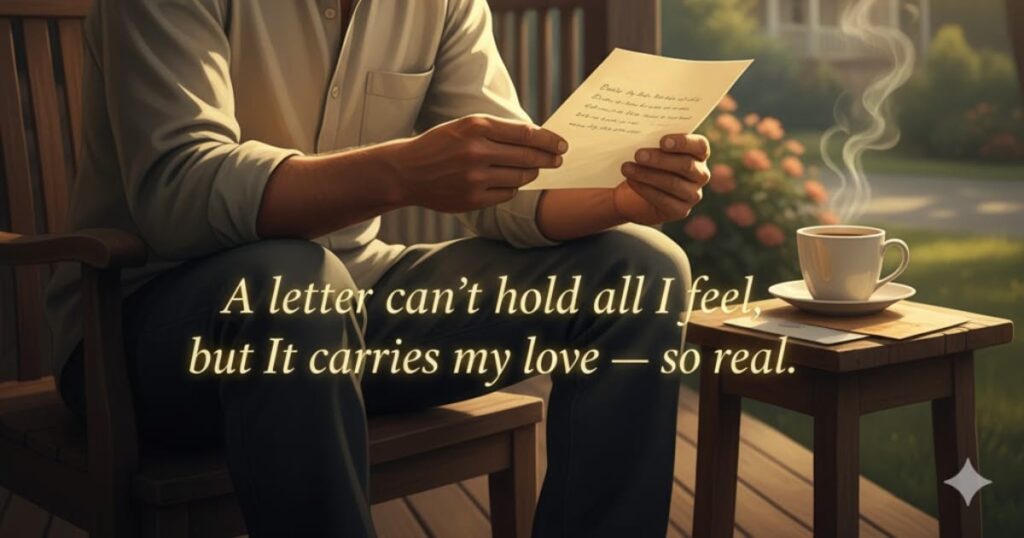 Touching Letters for My Stepdad