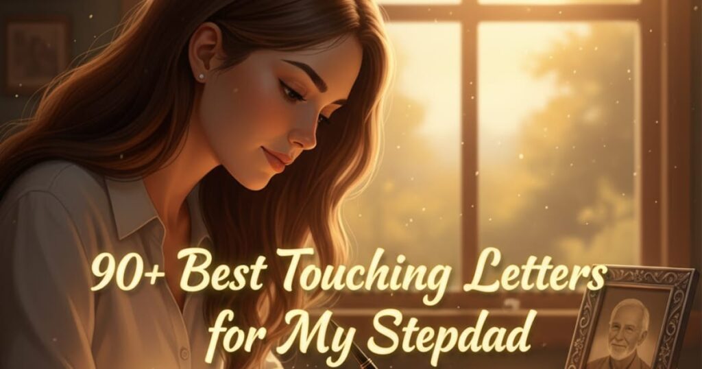 Touching Letters for My Stepdad