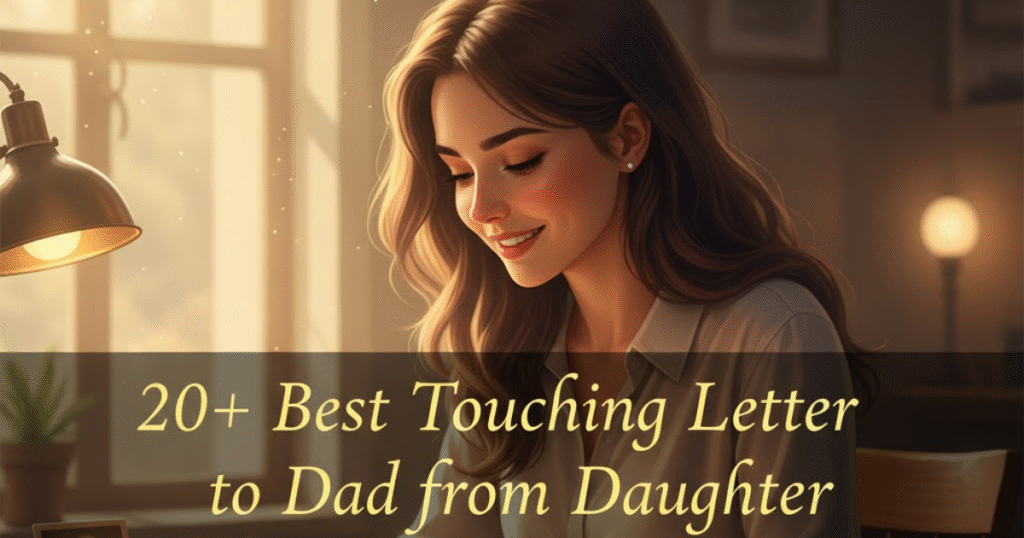 20+ Best Touching Letter to Dad from Daughter