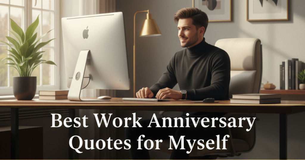Work Anniversary Quotes for Myself
